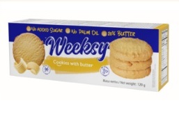 Weeksy Печиво сдобне без цукру